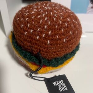 Burger Dog Toy – Brand New with Tags